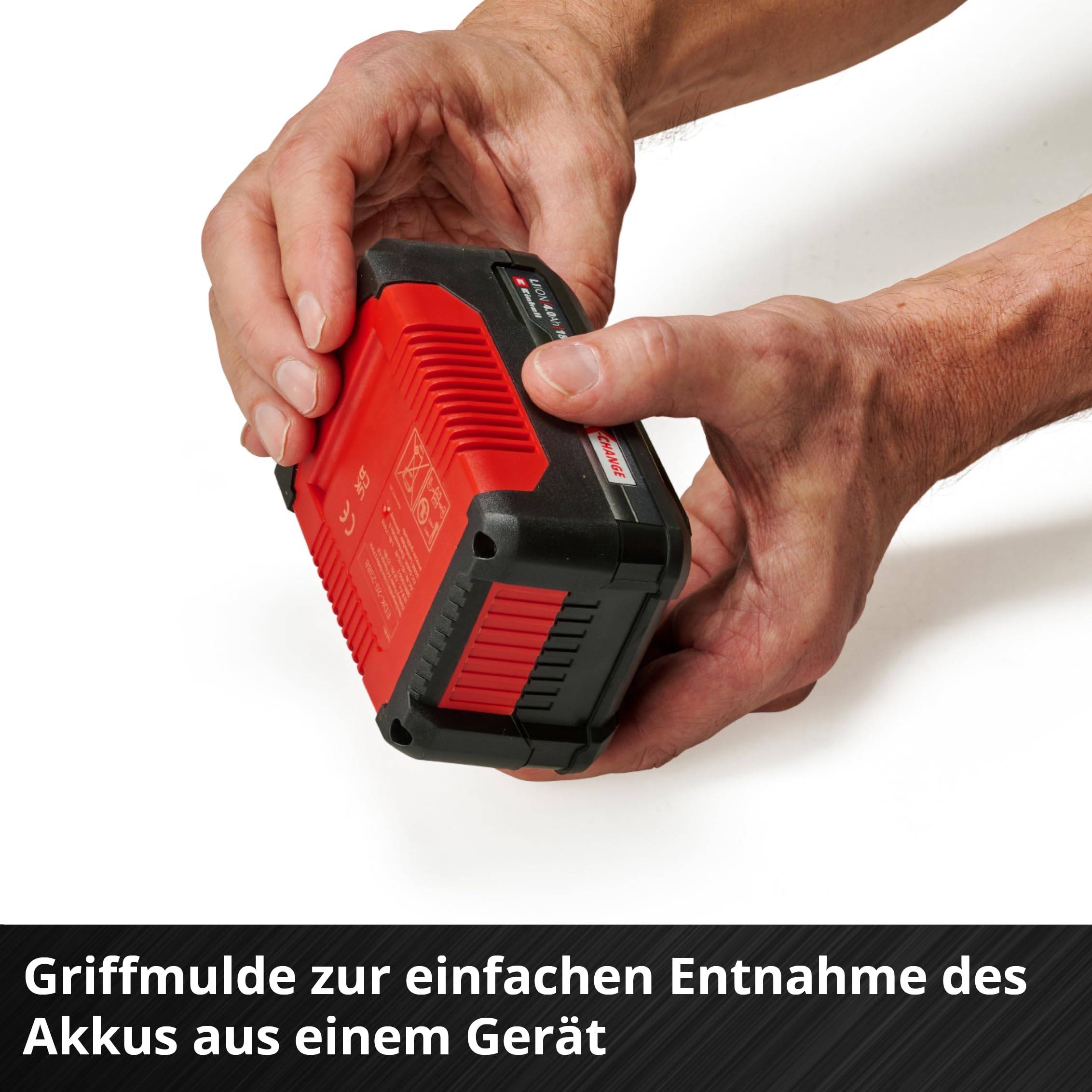 Original Einhell Akku PXC-Twinpack 4,0 Ah Power X-Change (Li-Ion, 18 V, 2x 4,0 Ah, für alle PXC-Geräte geeignet, proaktives Batteriemanagement, situativ angepasste Ladezyklen)